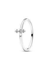 Pandora Era Lab-Grown Diamond White Gold Open and Trio Ring Set