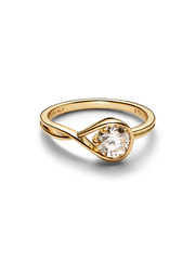 FINAL SALE - Pandora Infinite 14k Gold Lab-grown Diamond Ring - 0.75 ct TW, 14k gold
