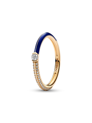 Pandora ME Blue Dual Ring Set