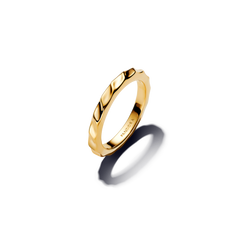 Two-Tone Ripple Effect Ring Set