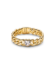 Cuban Heart Friendship Ring Duo