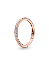 Pandora ME Pavé Ring - 14k rose gold plating