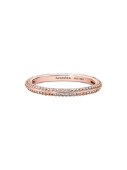 Pandora ME Pavé Ring - 14k rose gold plating