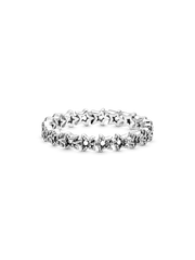 Band of Asymmetric Stars Ring - Sterling silver