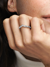 Regal Swirl Tiara Ring - Sterling silver