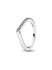 Shimmering Wishbone Ring Set