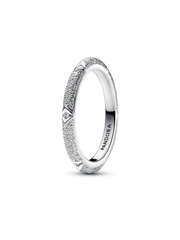FINAL SALE - Texture & Stones Ring - Sterling silver