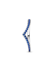 Pandora Timeless Wish Sparkling Blue Ring - Sterling silver