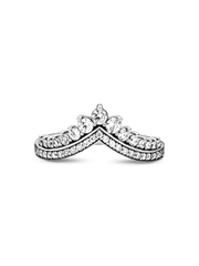 Princess Wishbone Ring - Sterling silver