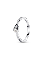 Pandora Infinite Lab-grown Diamond Necklace and Ring Set 0.30 ct tw Sterling Silver