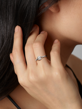 FINAL SALE - Pandora Infinite Sterling Silver Lab-grown Diamond Ring - 0.50 ct TW, Sterling silver