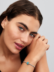 Turquoise-colored Ocean Charm - Sterling silver