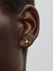 Rippled Ear Cuff - 14k gold plating