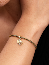 Hook Double Dangle Charm - 14k gold plating