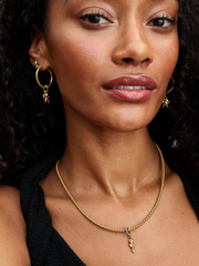 Pandora Moments Charm Hoop Earrings - 14k gold plating