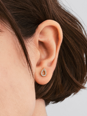 Pandora Infinite Lab-grown Diamond Pavé Stud Earrings - 0.16 ct TW, 14k gold