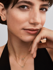 Pandora Infinite Lab-grown Diamond Pavé Pendant Necklace - 0.11 ct TW, 14k gold