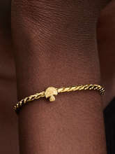 Textured Mushroom Mini Charm - 14k gold plating