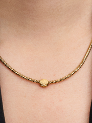 Textured Shell Mini Charm - 14k gold plating