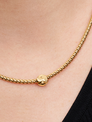 Textured Yin and Yang Mini Charm - 14k gold plating