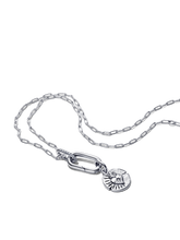 Heart Medallion Charm Necklace Set