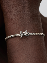 Handwritten Family Charm - Sterling silver