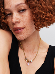 Sparkling Bow Charm - 14k gold plating