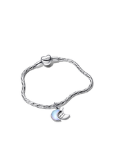 Crescent Moon Charm Bracelet Set