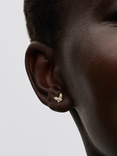 Butterfly Stud Earrings - 14k gold plating