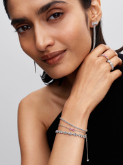 Bow Chain Bracelet - Sterling silver