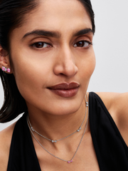 Bow Stud Earrings - Sterling silver