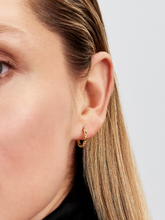 Pandora Era Figaro Hoop Earrings - 14k gold