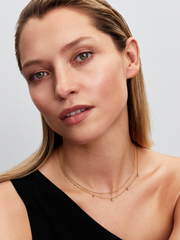Pandora Era Figaro Chain Necklace - 14k gold