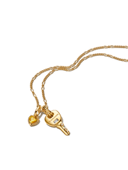 Heart & Key Necklace Set