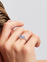 Bridgerton Blue Bow Ring - Sterling silver