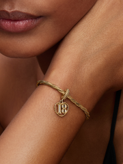 18th Celebration Dangle Charm - 14k gold plating