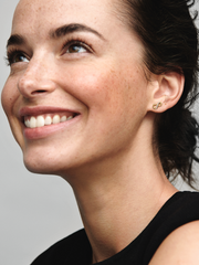 Sparkling Infinity Stud Earrings - 14k gold plating