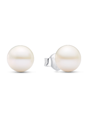 Treated Freshwater Cultured Pearl 7mm Stud Earrings - Sterling silver