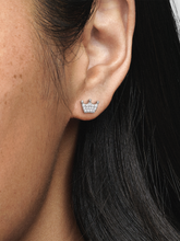 Crown Stud Earrings - Sterling silver