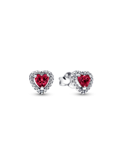Elevated Heart Key Necklace & Earrings Set