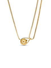 FINAL SALE - Pandora Infinite 14k Gold Lab-grown Diamond Double Chain Collier Necklace - 0.75 ct TW, 14k gold