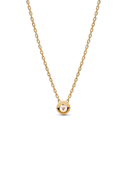 Pandora Era Bezel 14k Gold Lab-grown Diamond Pendant Necklace - 0.25 ct TW, 14k gold