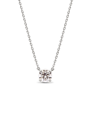 Pandora Era Lab-grown Diamond Pendant Necklace and Earring Set 2.00 carat tw 14k White Gold