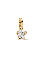 FINAL SALE - Pandora Talisman 14k Gold Lab-grown Diamond Star Pendant - 0.75 ct TW, 14k gold