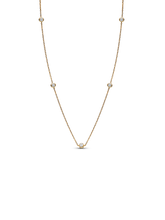 FINAL SALE - Pandora Era Bezel 14k Gold Lab-grown Diamond Station Necklace - 0.50 ct TW, 14k gold