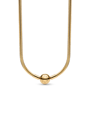 Snake Chain Necklace - 14k gold plating