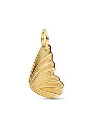 Engravable Butterfly Wings Pendant Necklace
