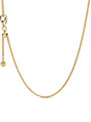 Curb Chain Necklace - 14k gold plating