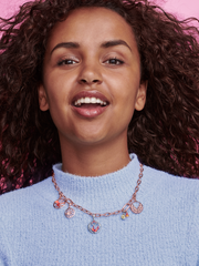 Pandora ME Small-Link Chain Necklace - 14k rose gold plating