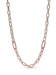 Pandora ME Small-Link Chain Necklace - 14k rose gold plating